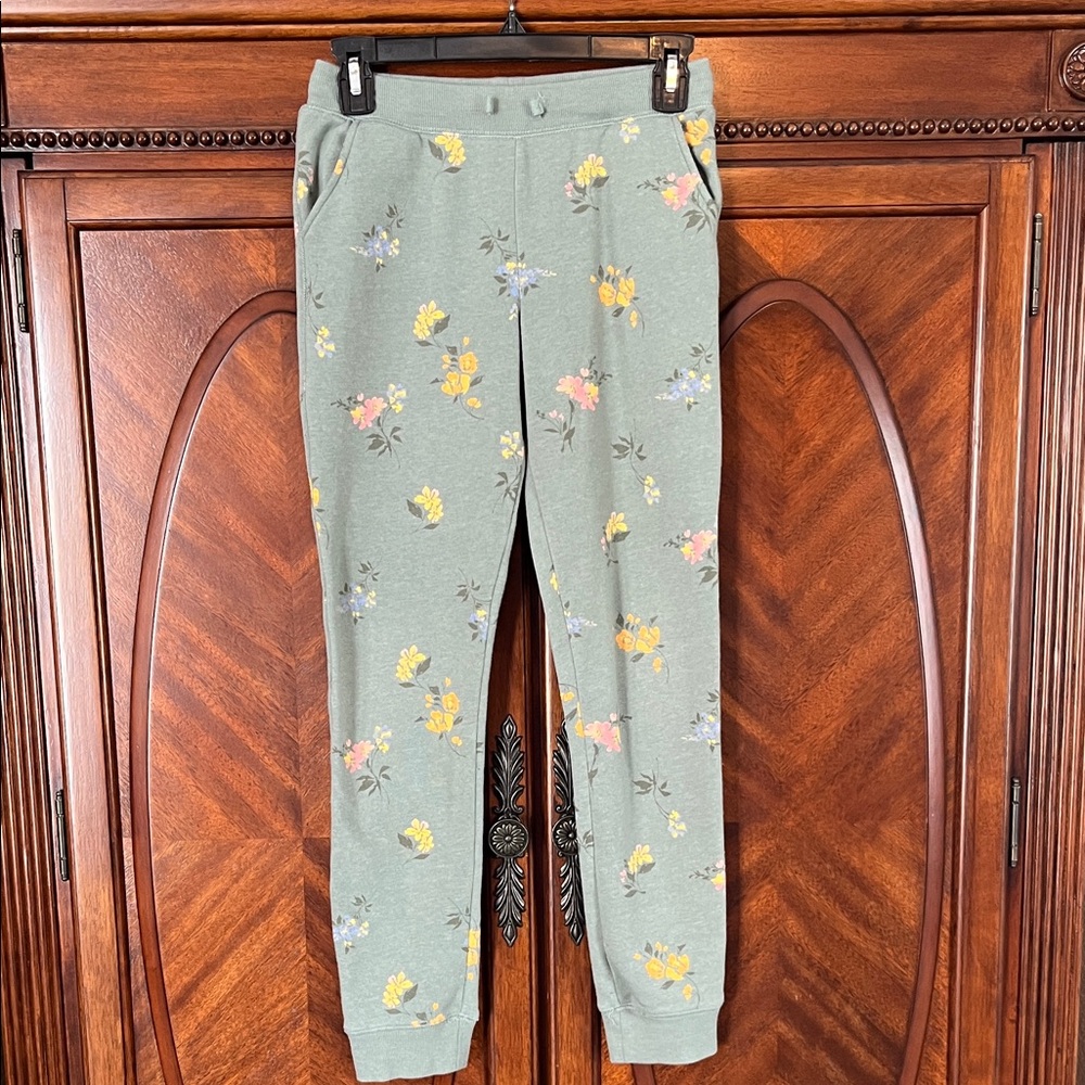 OshKosh B'gosh Girl’s  Cozy Floral Joggers